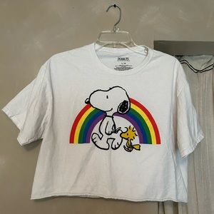 Peanuts Cropped T-shirt